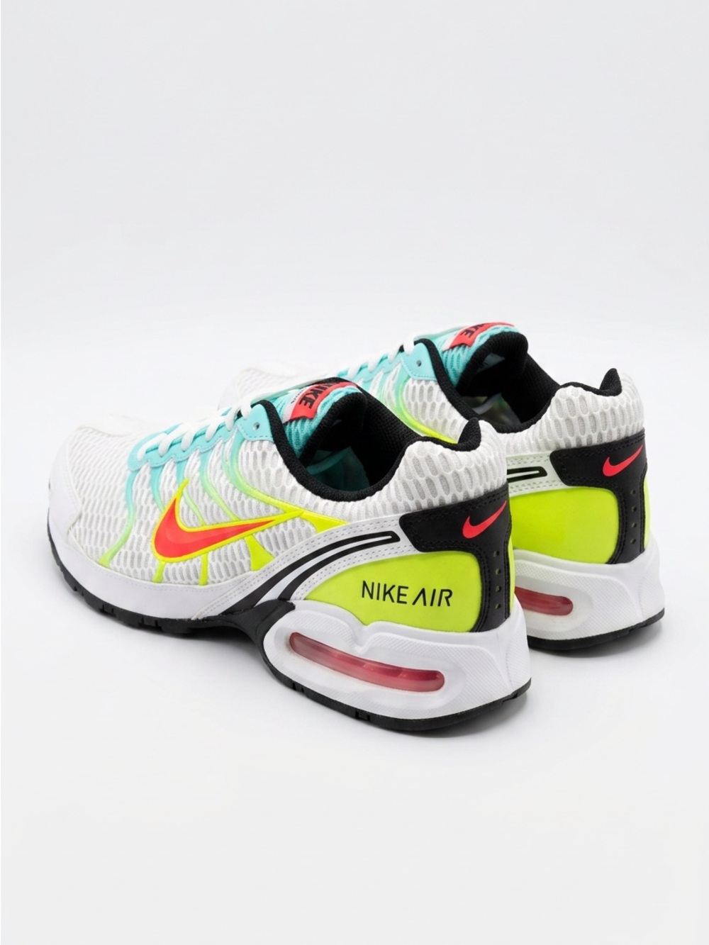 Nike Women’s Air Max — White / Teal / Neon Yellow / Orange - Picture 2 of 2